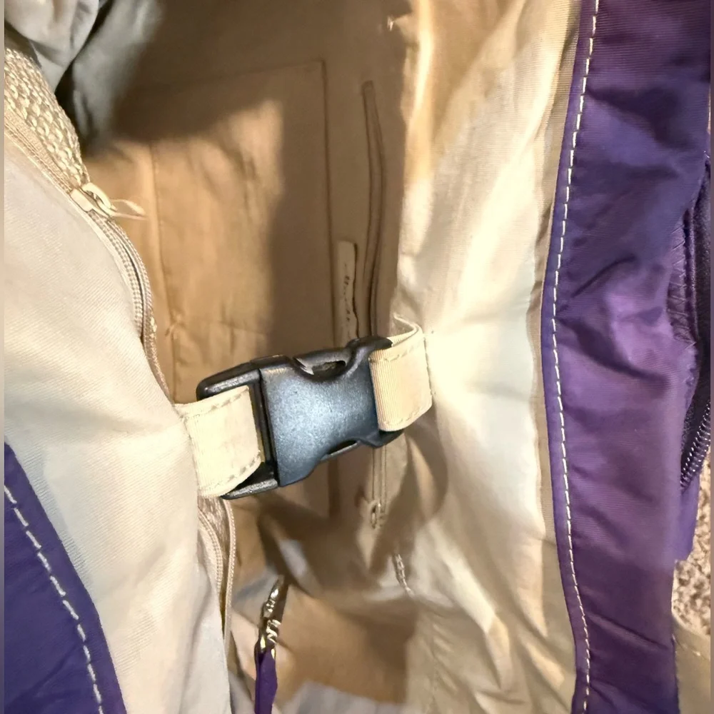 Ellington Nylon Purple Backpack - Picture 7 of 14